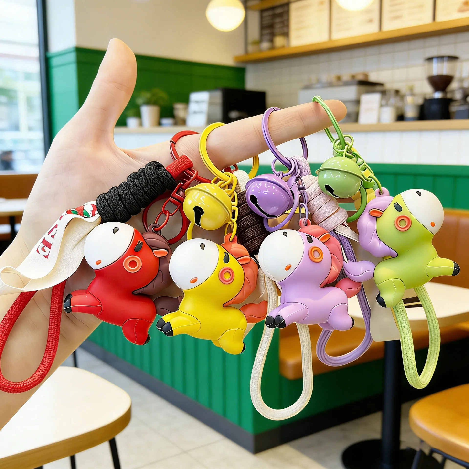 

Брелок «Год Лошади», женский милый модный изысканный брелок в виде куклы пони, рюкзак, подвесное украшение для мобильного телефона, маленький подарок