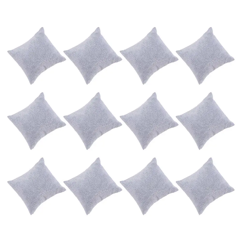

12Pcs Jewelry Display Small Pillows Soft Cushion for Bracelets Watches Storage Miniature Bracelet Display Pillows
