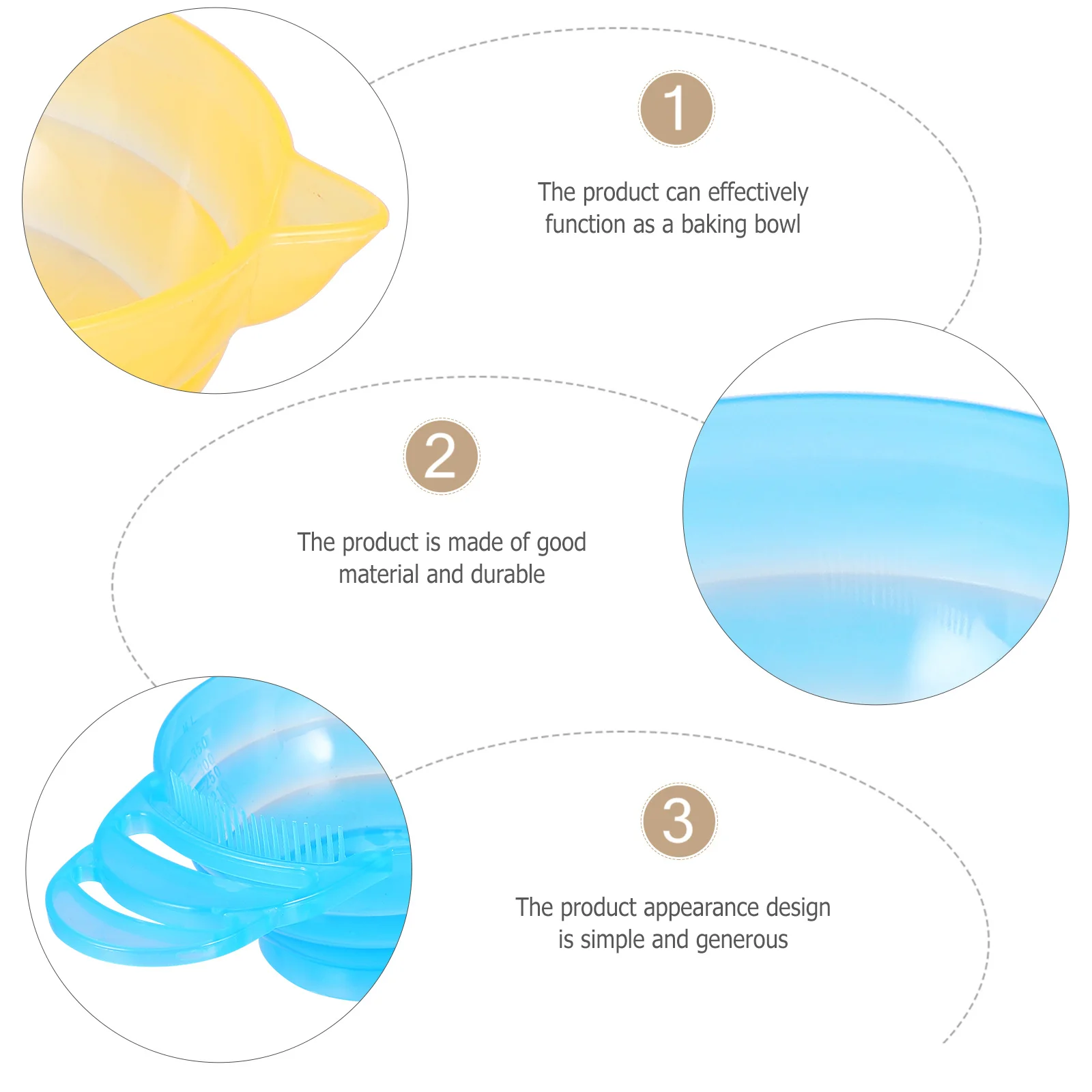 

10 шт., качественная миска для окрашивания волос, штабелируемые контейнеры для домашнего использования в салоне, простая в хранении, долговечная миска для краски для волос