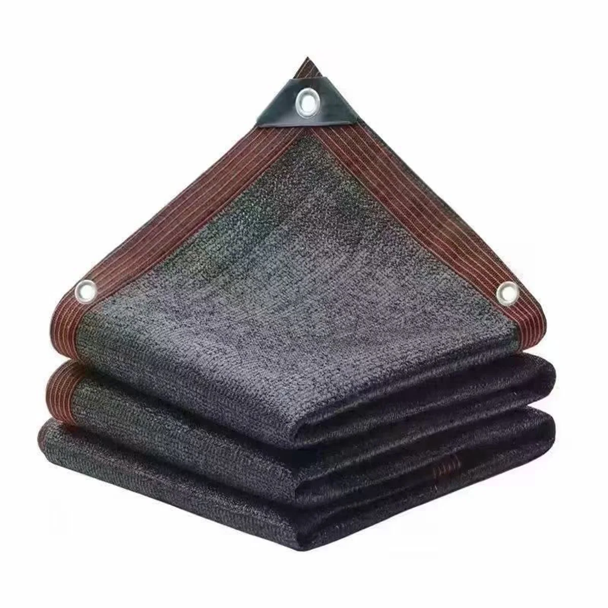 Tenda Parasole Moto Rete Nera Occhielli - close-up view