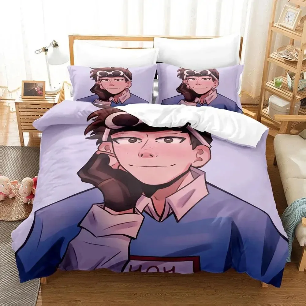 

Cartoon GeorgeNotFound Comfortable Duvet Quilt Cover Pillowcase Bedding Set Children Bedroom Decoration Home Textile