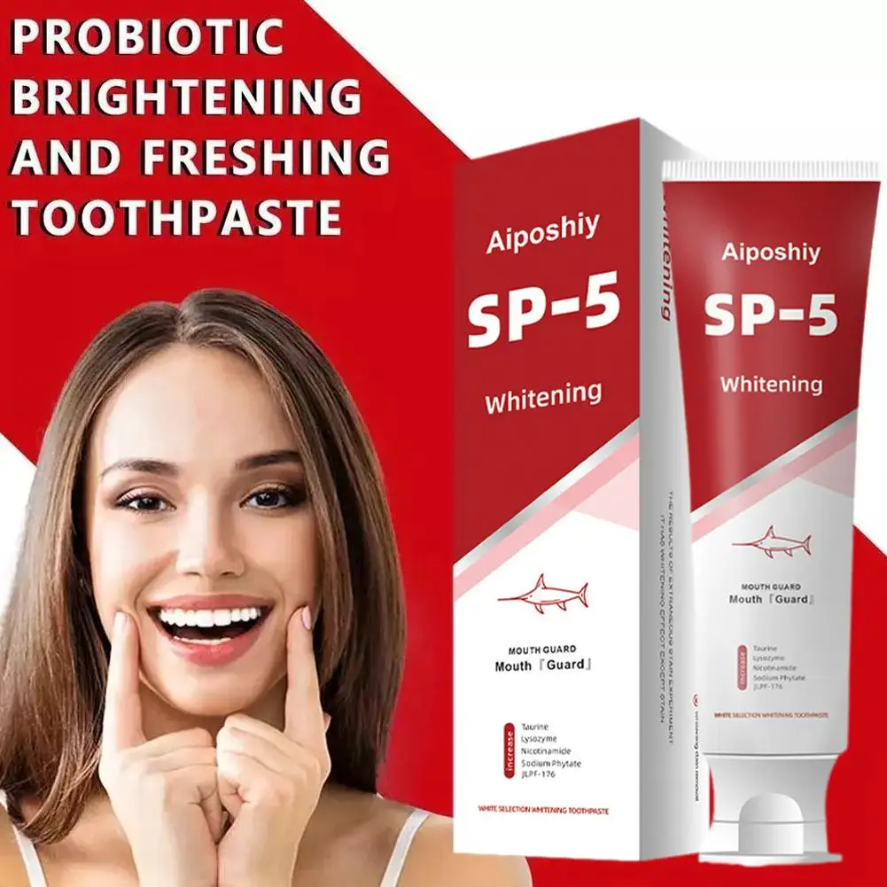 

SP-4 Toothpaste Oral Health Management Deep Probiotic Whitening Triple Teeth Whitening Product Breath Fresh Toothpaste Q6S2