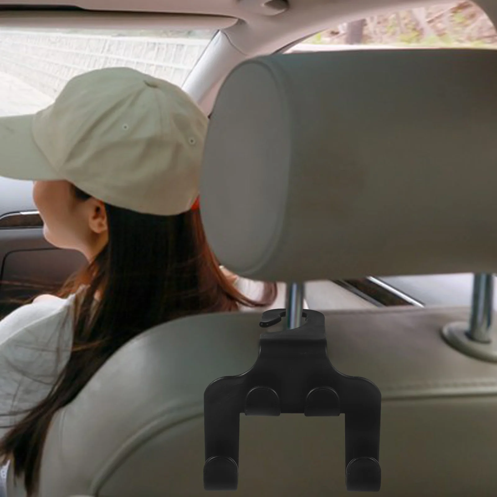 

Car Hooks Multifunctional Headrest Hooks for Bags Purse Car Storage ganizer Hidden Design Rear Seat Umbrella Holder Vehicle