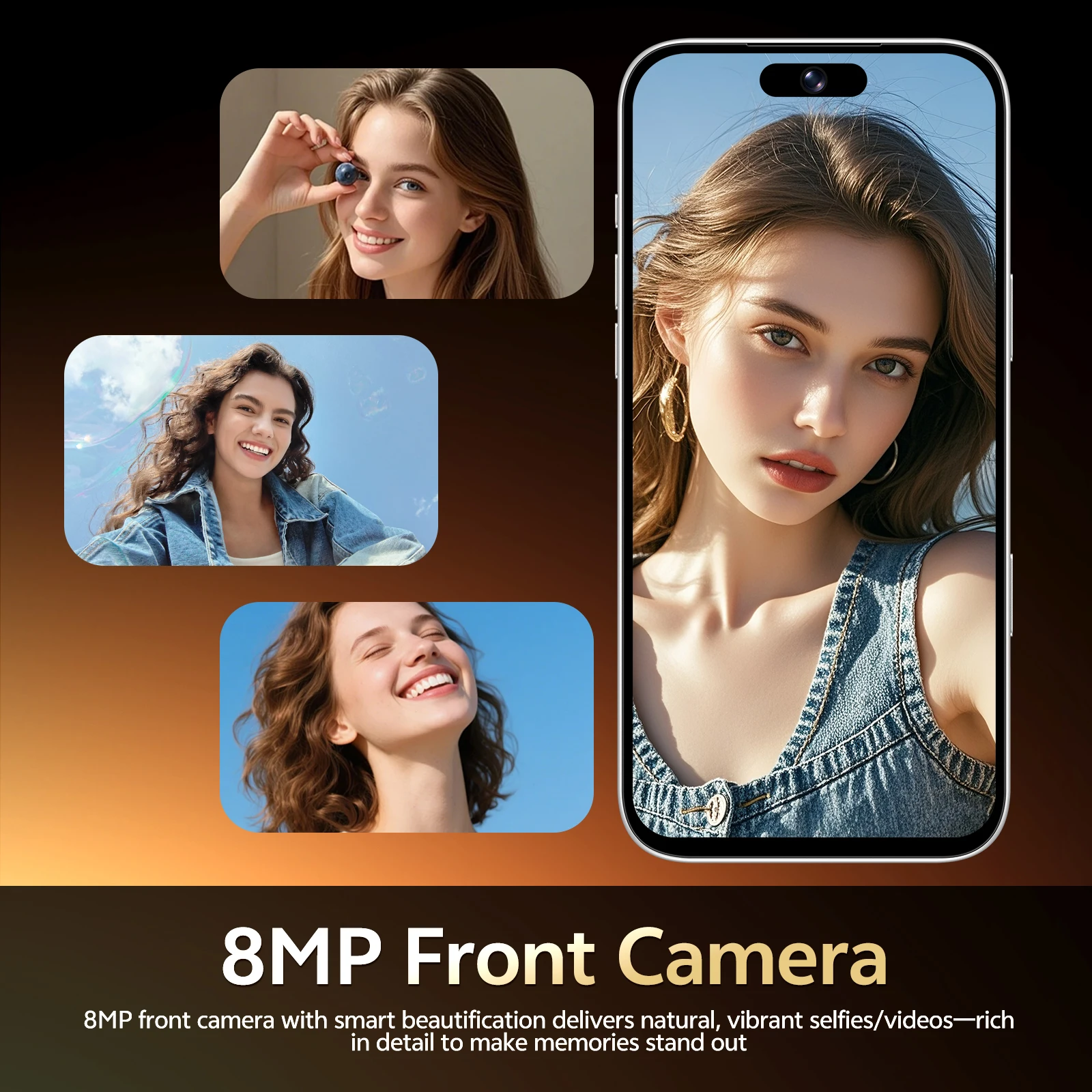 [World First] IVMI 18Pro Max Smartphone 4GB+32GB RAM 6.7-inch HD+Screen Android12.0 Face Unlock Cellphone 4G Mobile Phones