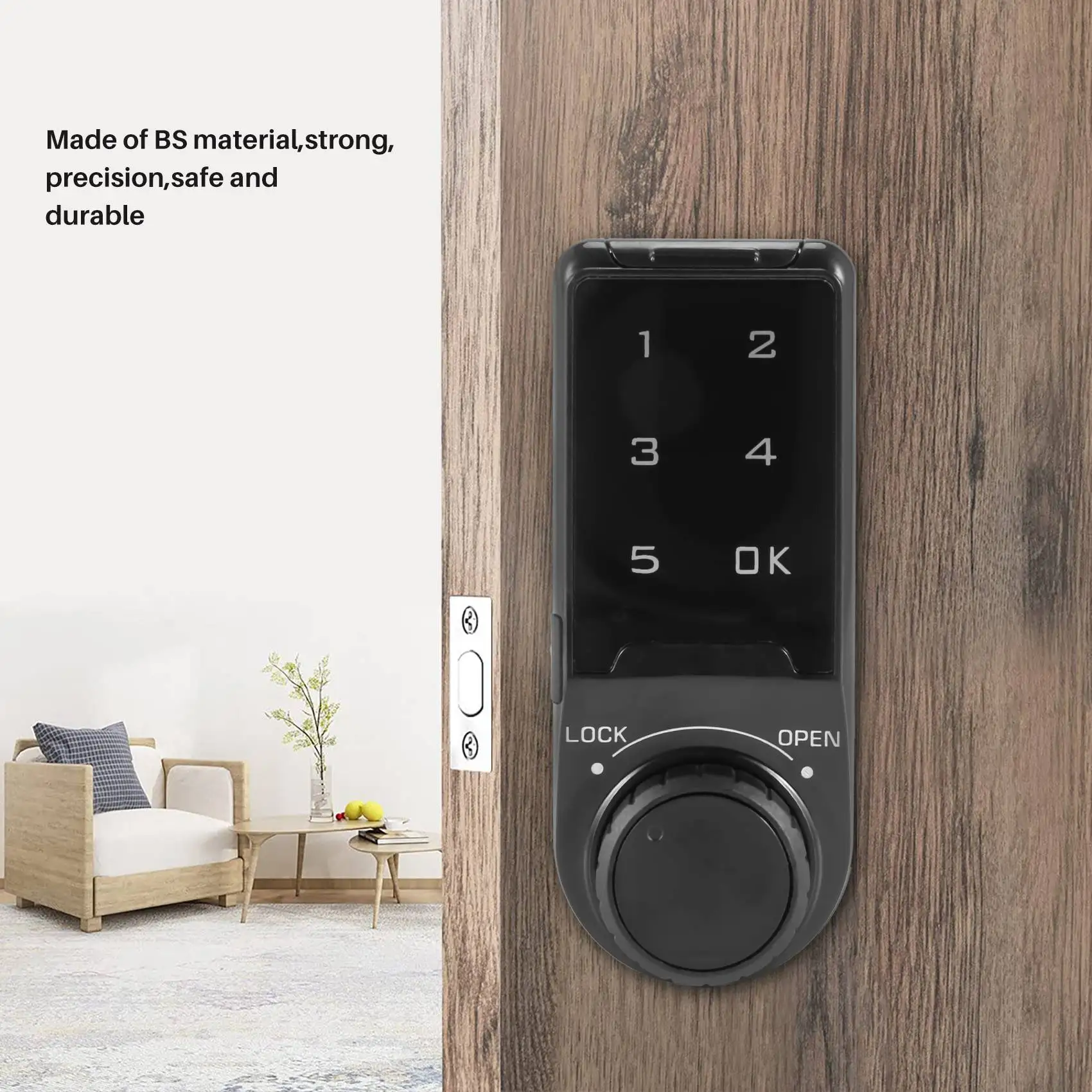 

【BRILLIANT 】Электронный замок для шкафа, пресс-клавиатура, пароль, замок доступа, цифровой защитный шкаф, кодовый шкафчик для контроля доступа S