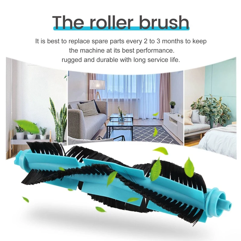 Roller Side Brush Hepa Filter Mop Cloth Replacement Parts For Cecotec Conga 1690 Pro Robotic Vacuum Cleaner Spare Parts