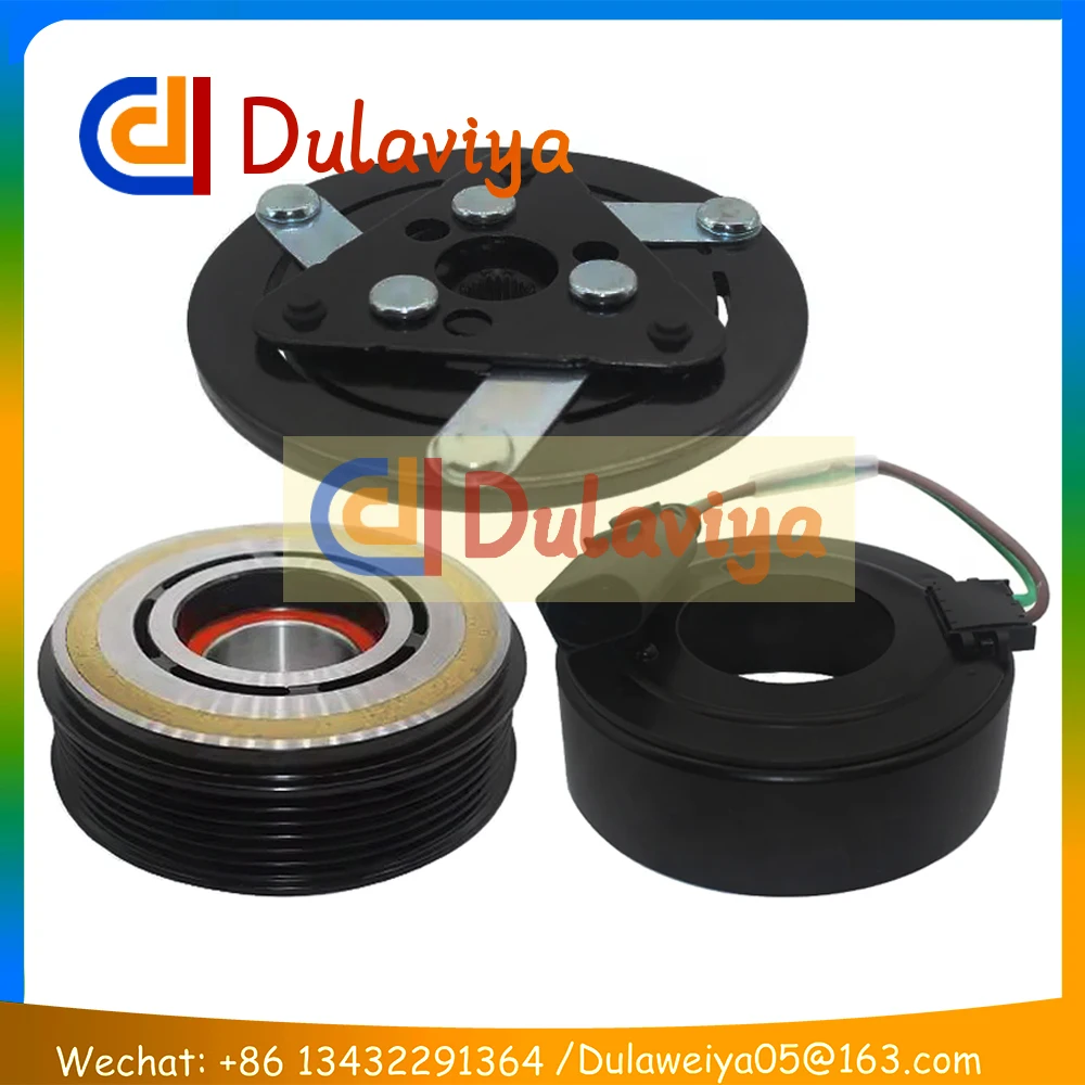 FOR Auto For Air Conditoning Compressor Clutch For VW Polo 6pk 115mm 6R0820803A 6RD820803C 6RD820803A 6RD820803D