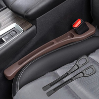 2Pcs Car Seat Gap Filler Seat Crevice Storage Box Bag Between Seats Console Organizer Decoration Interior Auto Accessories