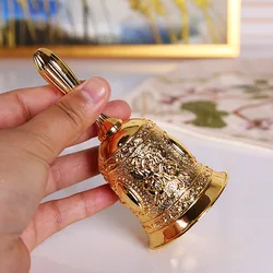 Retro Metalen Tone Hand Bell School Diner Shoptea Bell Hand Held Craft Bruiloft Decoratie Alarm School Kerk Klaslokaal