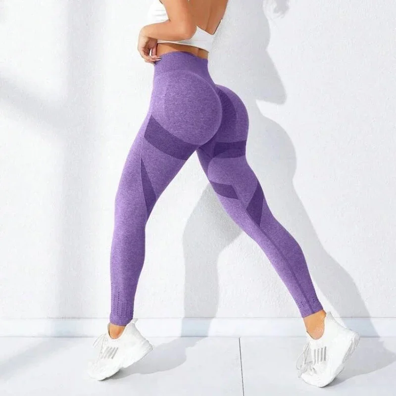 High Waist Seamless Leggings Workout Sports Leggings for Women Push Up Pants Tights Fitness Clothes Scrunch Leggings SportWear