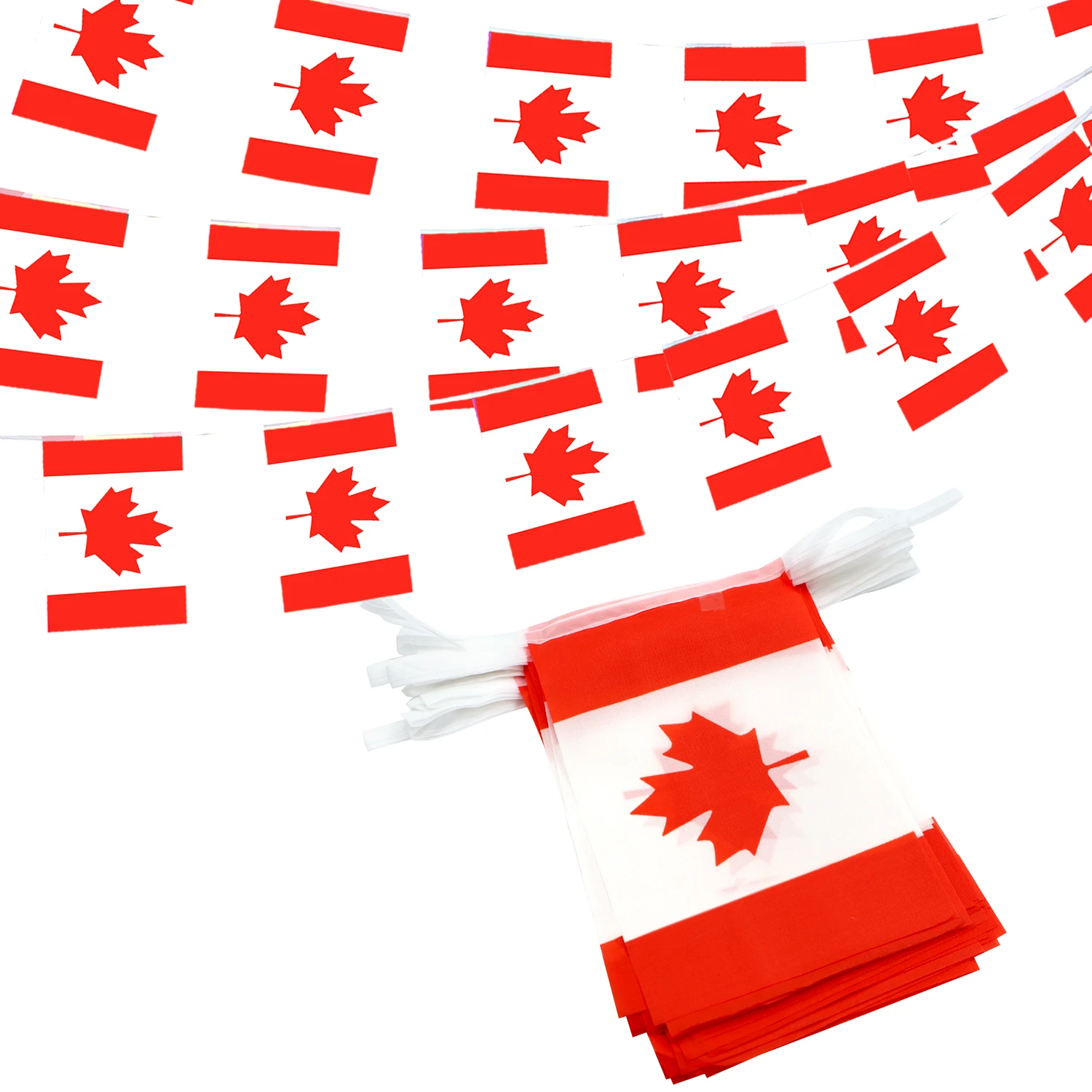 Anley Canada Canadian String Pennant Banners - 33 Feet 38 Flags