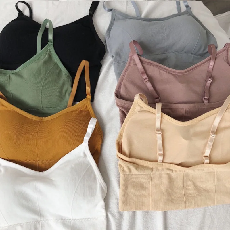 Girls Bra Breathable Teenager Bras for Kids Adolescente Lingerie Solid Color Teen Vest Girls Tube Tops Underwear 8-16Y