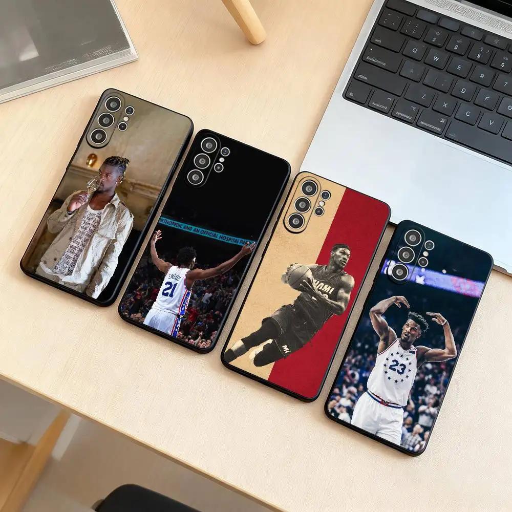 J-Jimmy Butler  Phone Case Black Silicone Soft For Samsung S25,S24,S21,S22,S23,S30,Ultra,S20,Plus,Fe,Lite