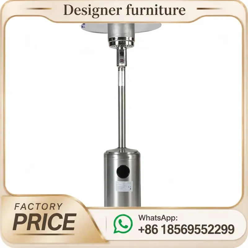 Stainless Steel Gas Patio Heater Outdoor Garden Backyard Propane Heating For Winter Warmth