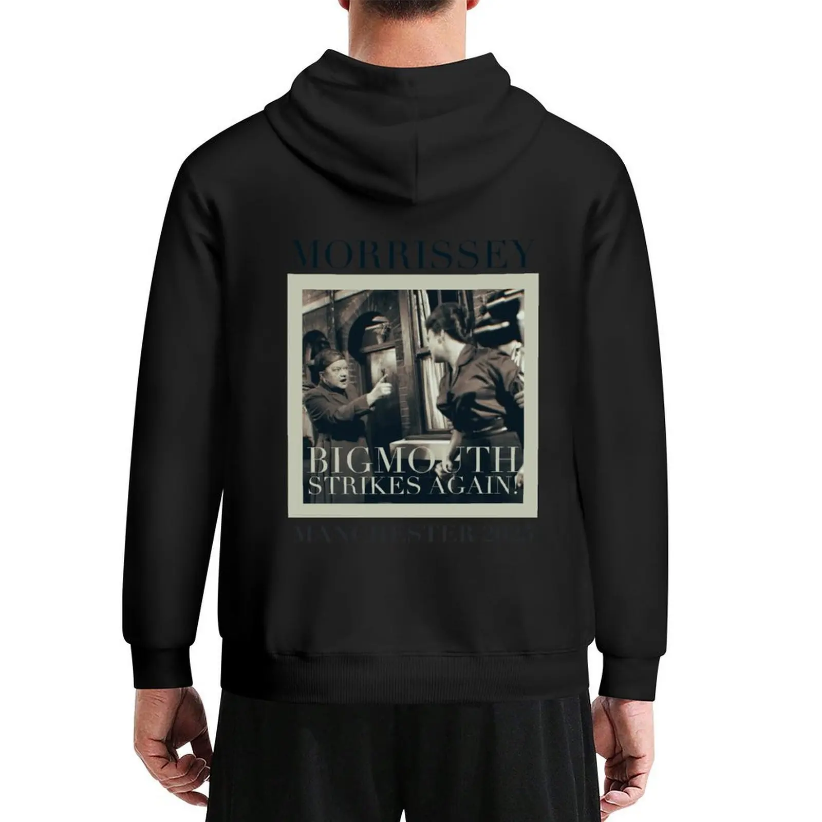 MORRISSEY MANCHESTER 2025 BIGMOUTH STRIKES AGAIN Hoodie men's coat anime clothing men's sweat-shirt set new hooded tee