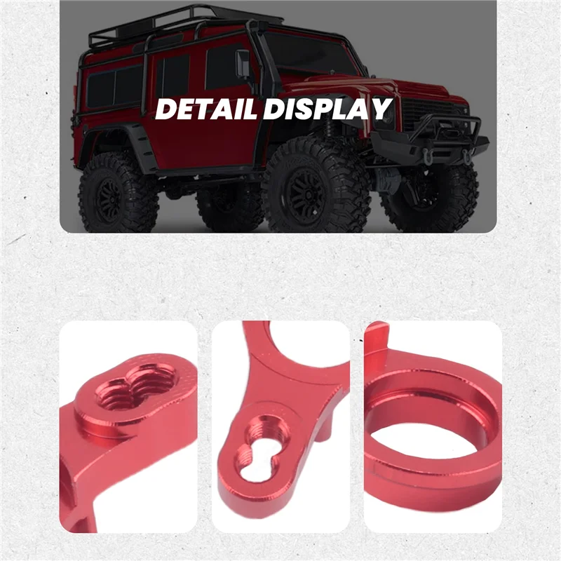 A04F-25T Servo brazo de amortiguación ajustable de Metal Servo bocina para 1/10 coche trepador de control remoto Traxxas TRX4 TRX-4 TRX6 piezas de mejora