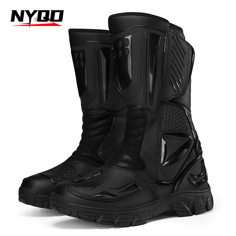 

Motorcycle Shoes Riding Male Rider Motorcycle Boots Racing Travel Equipment Botas Para Moto Botas Moto Motorbike Boots Men