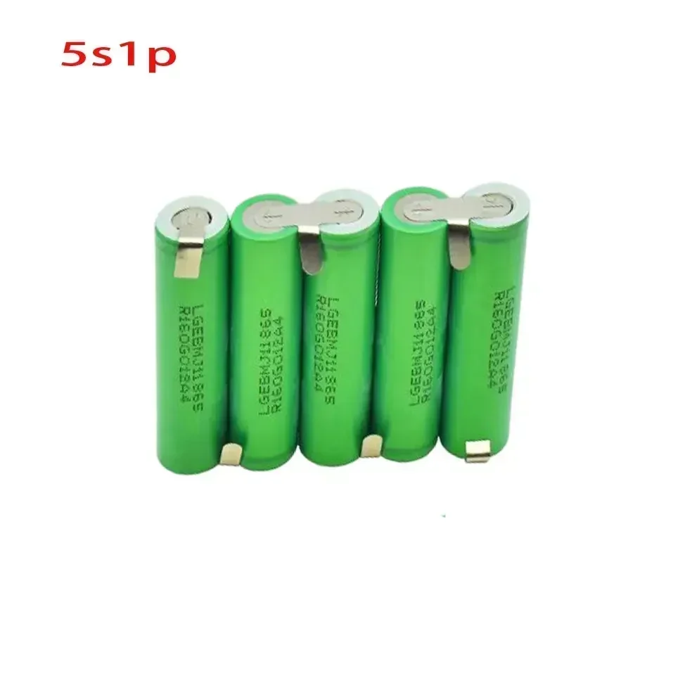 2024-2S1p 1s3p 3s2p 4s2p 5s2p 18650 Paket Baterai Daya 3500 MAh 18 V Obeng Baterai Lithium MJ1