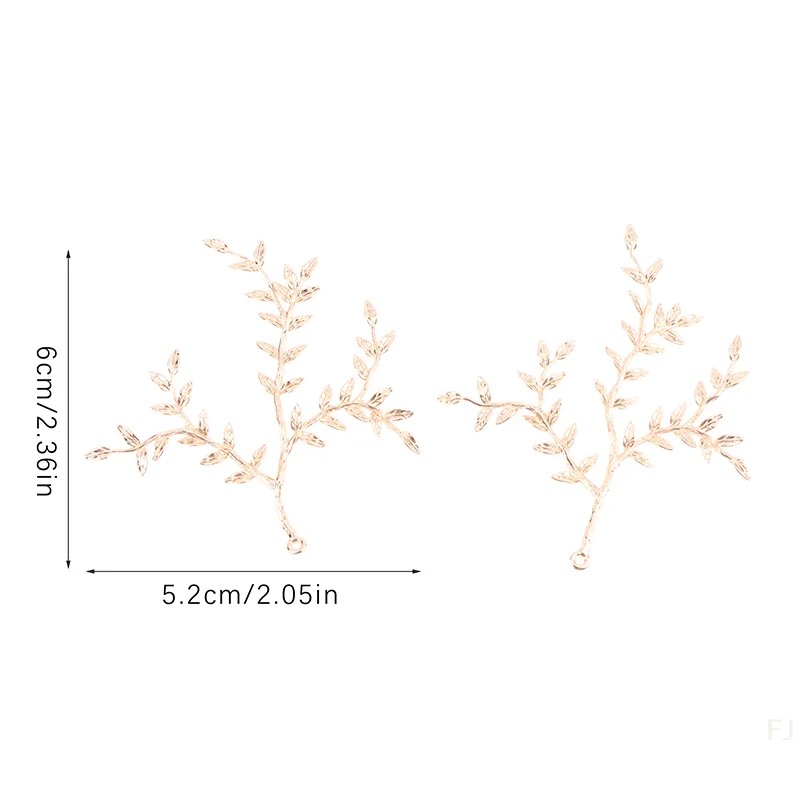 [YU] 2 pièces pendentifs de branche d'arbre en osier pour Cabochon camée accessoires de fabrication de bijoux à bricoler soi-même