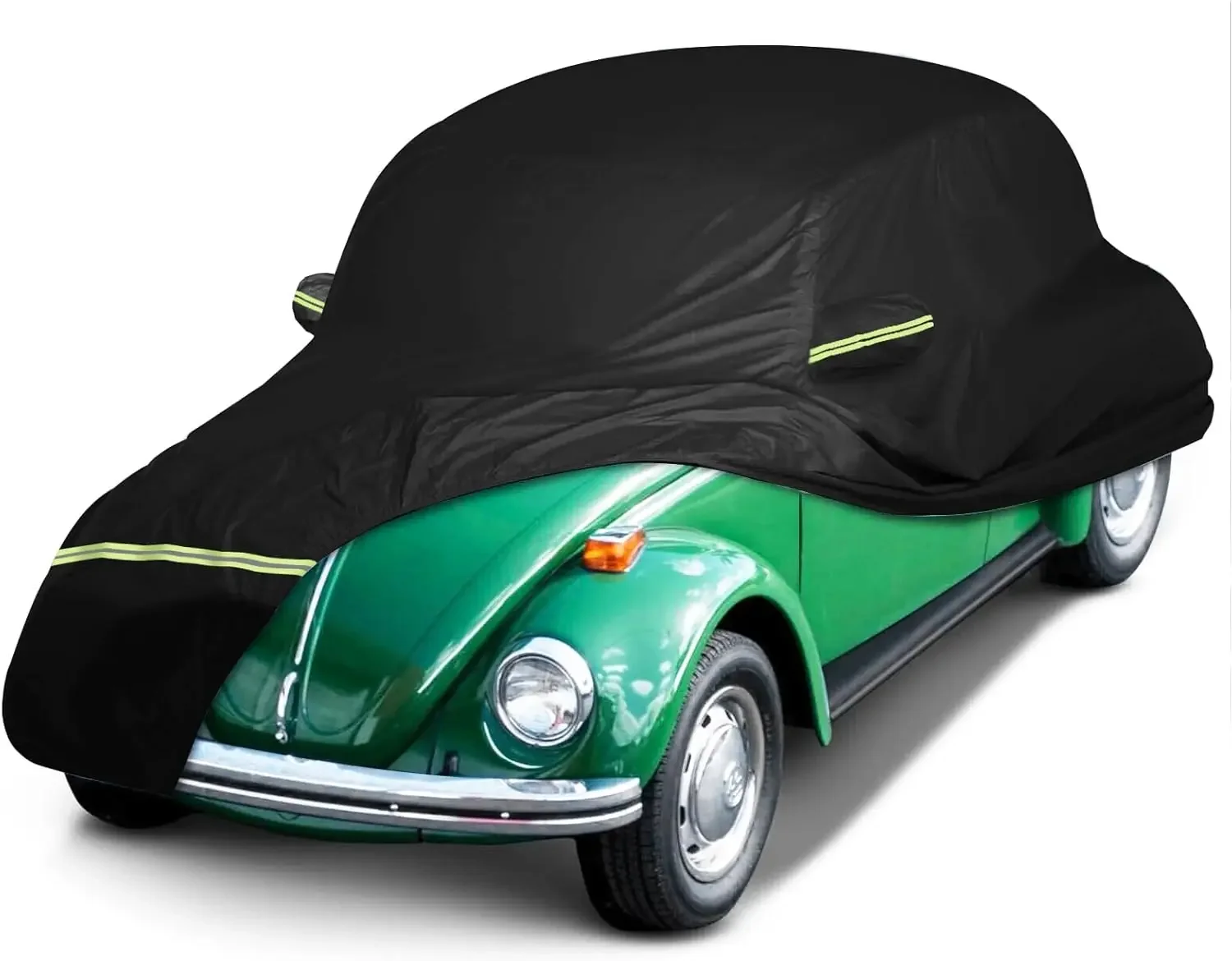 

Custom Fit Waterproof Car Cover for 1960-1980 VW Beetle Bug Sedan 2-Door, Heavy Duty All Weather Protection
