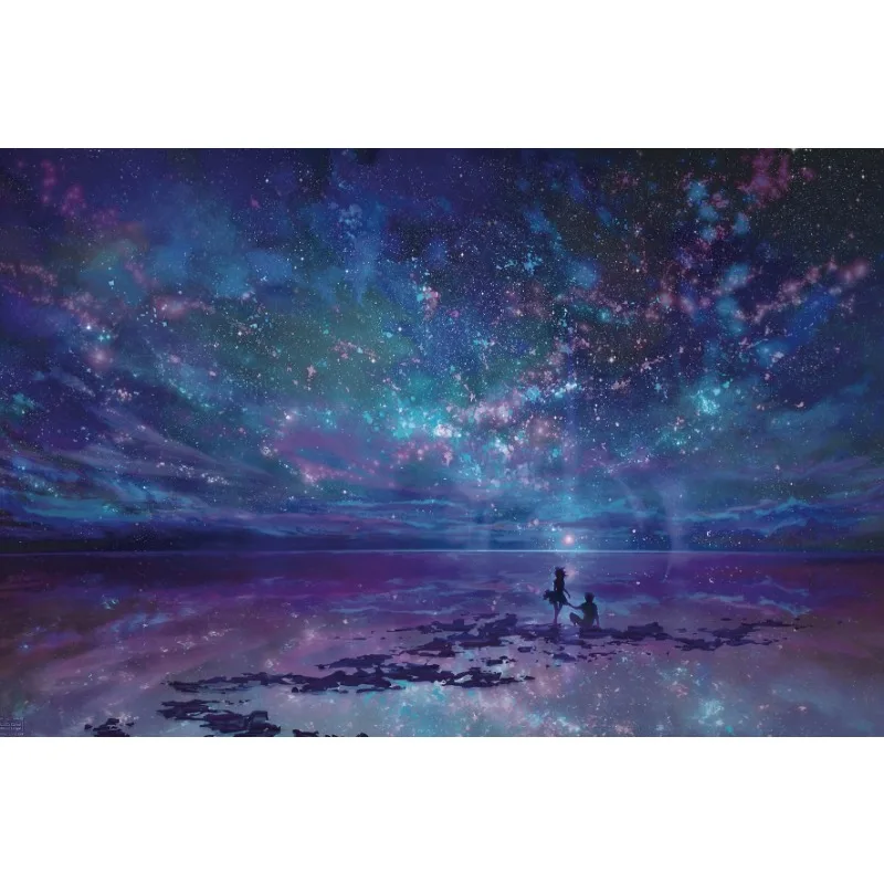 Adult Jigsaw Puzzle 1000 Pieces Romantic Starry Night 75*50cm Stress Relief Entertainment Toys Paper Puzzles Christmas Gift