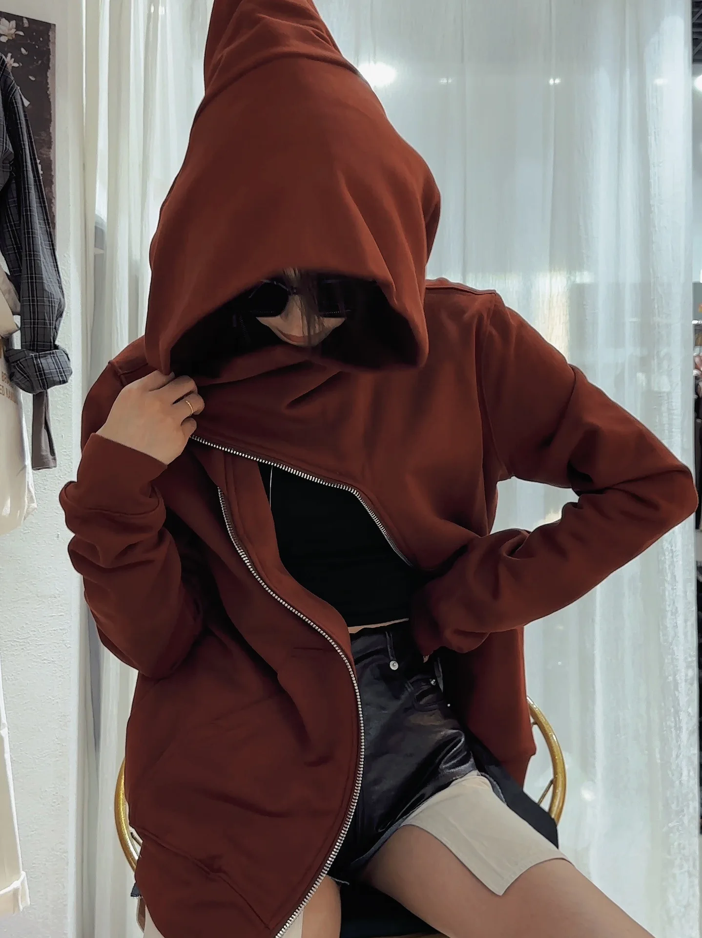 2025 men's new version of the fall and winter wizard hat men and women couple models fleece sweater coat hoodie