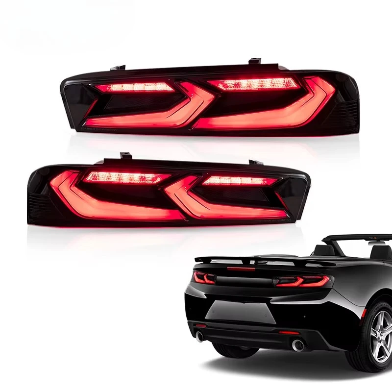 

VLAND Factory LED Tail Lights With Car Sequential Taillights Rear Lamp 2016 2017 2018 6th Gen Car Lamps for Chevrolet Camarocus