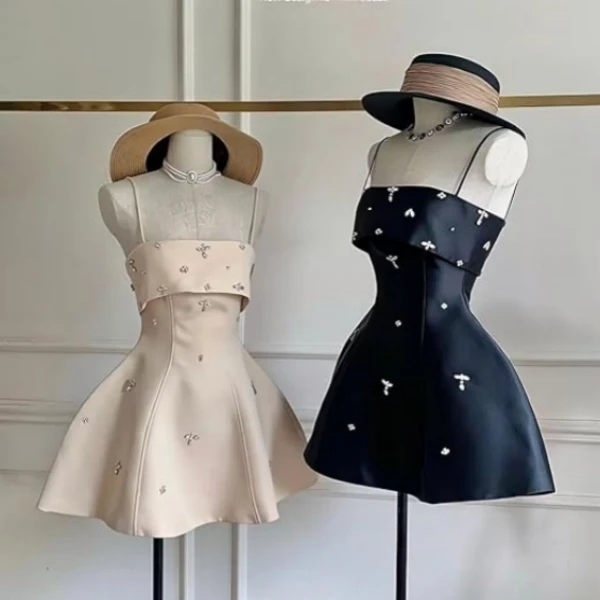 Robe Mousseline De Soie Lot De 2 Robes De Mère De La Mariée En Mousseline De Soie Avec Veste à Manches 3/4 En Dentelle - Robe De Soirée Formelle Longueur Thé Robe