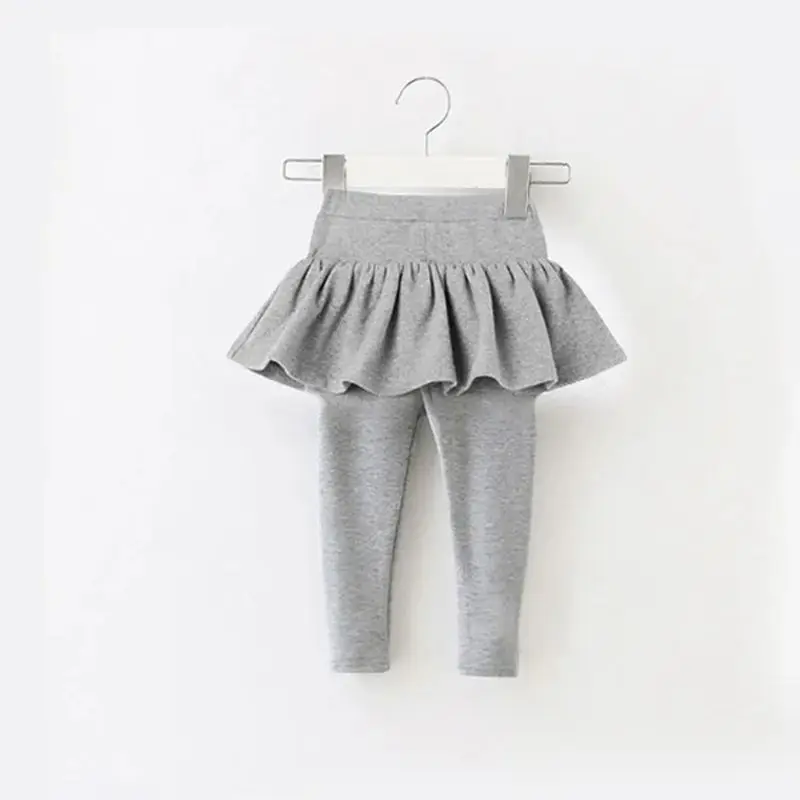 1-7Years Toddler Baby Skirts Leggings Kids Cotton Tights Pants for Girls Infant Velvet Pant 2 3 4 5