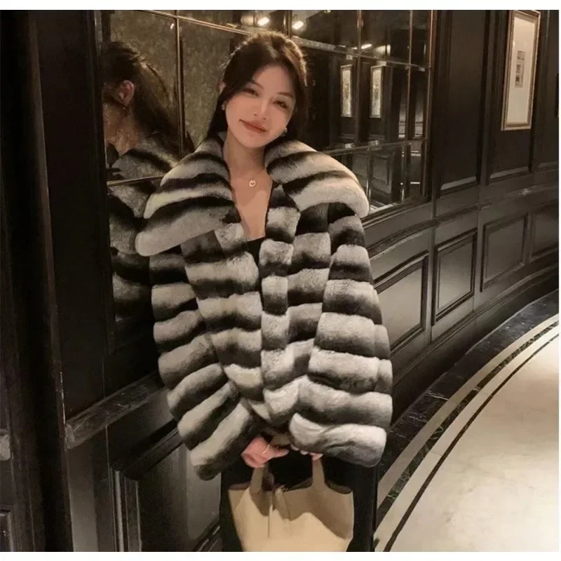 Imitation Mink Fur Coat Women Winter Luxury Clothes New Arrivals Short Fur Jacket High Quality Outerwears 2024 Шуба