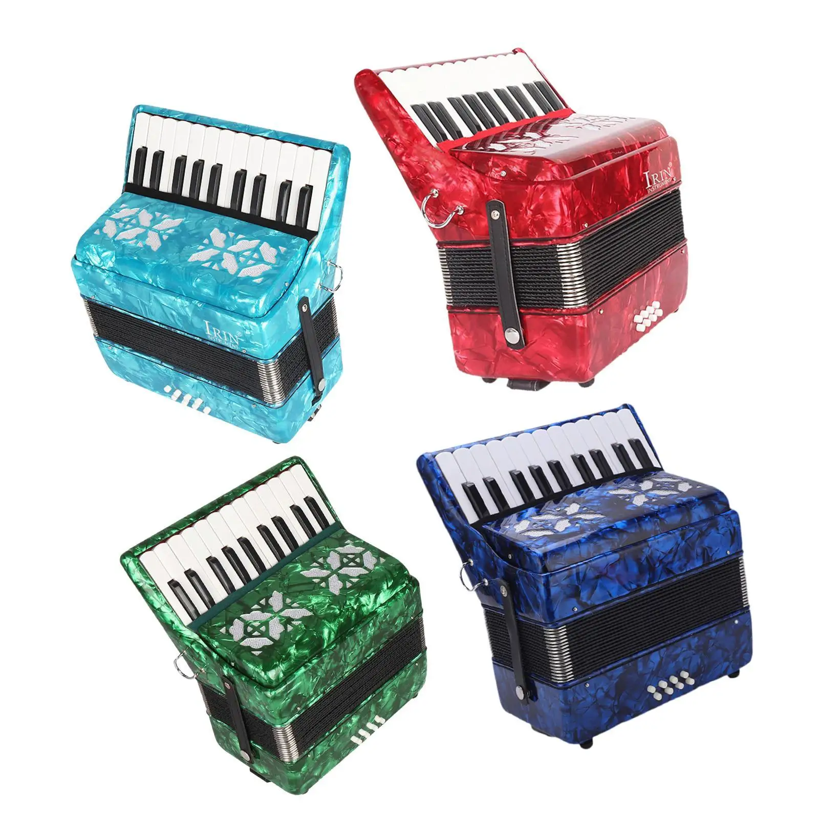 22 Keys Accordion Professional Piano Accordion Musical Instrument for Music Lover Adults