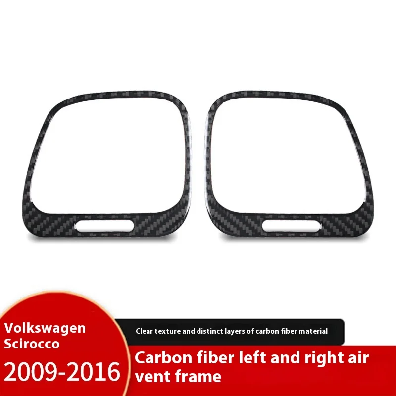 

For Volkswagen Scirocco Interior Modification Real Carbon Fiber Left and Right Trend Decorative Frame, Auto Parts