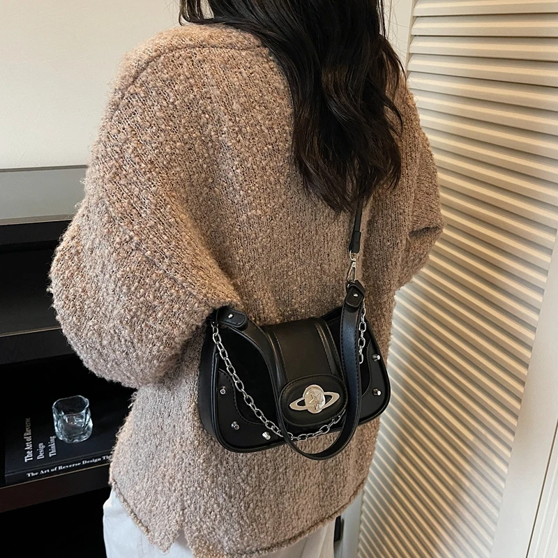 

Women's Luxury Leather Handbag Fashion Stylish Shoulder Bag Elegant Classic Designer Crossbody Tote For Daily Use