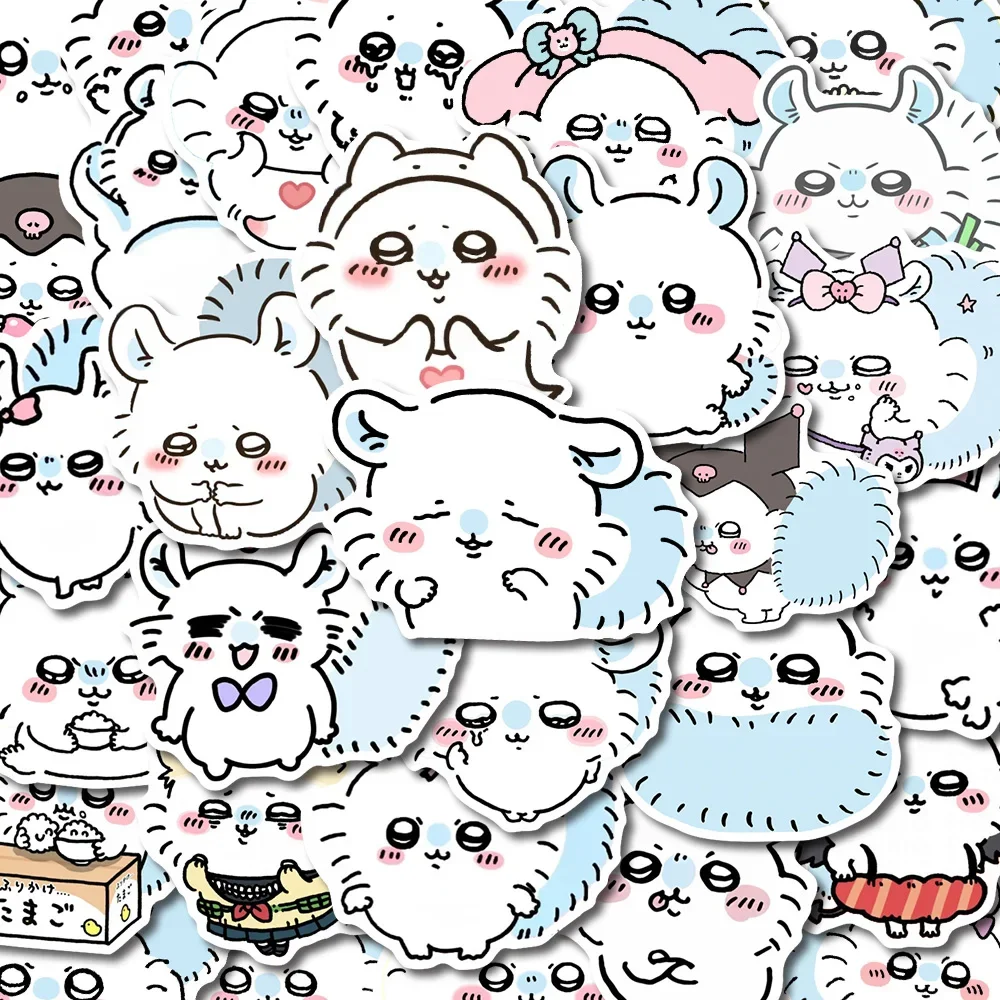 

54pcs new Japanese Chiikawa cute and cute Momonga sticker cartoon mobile phone case ipad water cup sticker waterproof