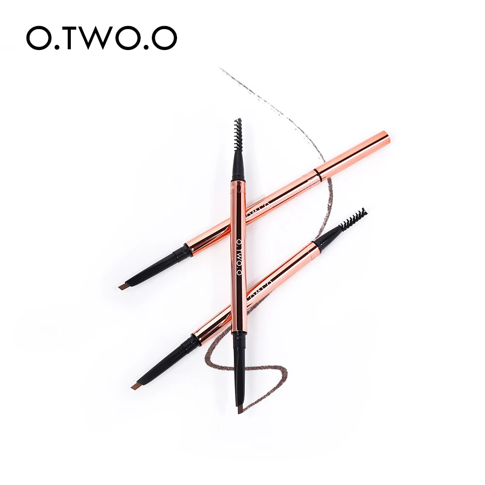 O.TW O.O matita per sopracciglia a triangolo Ultra Fine precision Brow Definer trucco per sopracciglia marrone biondo impermeabile a lunga durata 6 colori