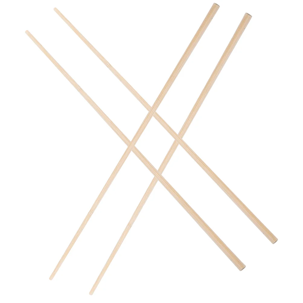 

4 Pcs Bamboo Rod Rods for Chair Seat Cloth Support Stable Director Frame Accessories Lightweight Durable Parts