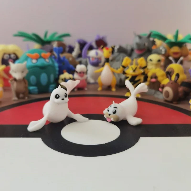 Аниме Seel Dewgong Фигурка Proportion World 1:20 Diy 3D Печать Персонаж мультфильма Настольная статуя Детская праздничная игрушка Gif