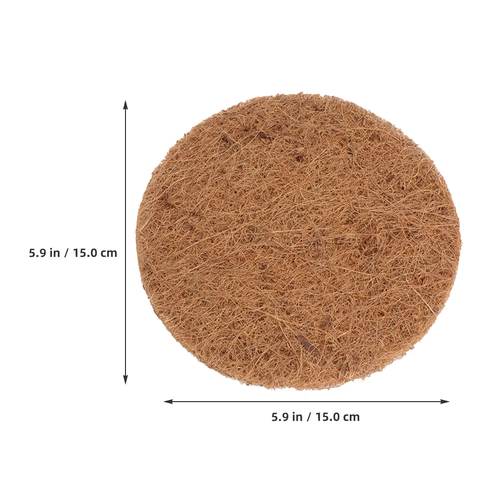 10 Pcs Pet Litter Durable Bird Nest Mats Natural Material Coconut Fiber Nesting Pad Palm Silk Pigeon Egg Pads