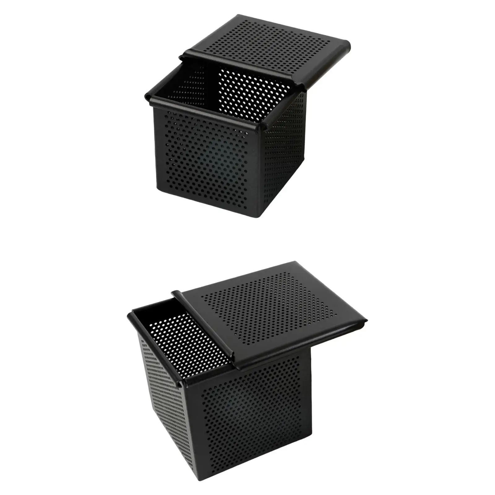 

Loaf Pan Puff Pastry Baking Tray Square Reusable Roasting Dish Easy Clean with Lid Bakeware Baking Tool Toast Box Tart Tin