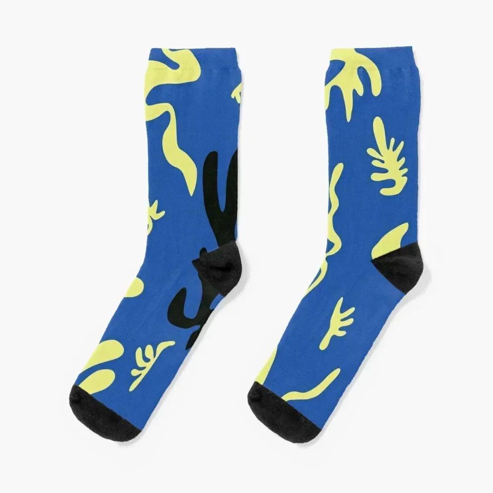 

Matisse Leaves Cut Out #2 Socks retro FASHION gifts soccer anti-slip Socks For Women Men's