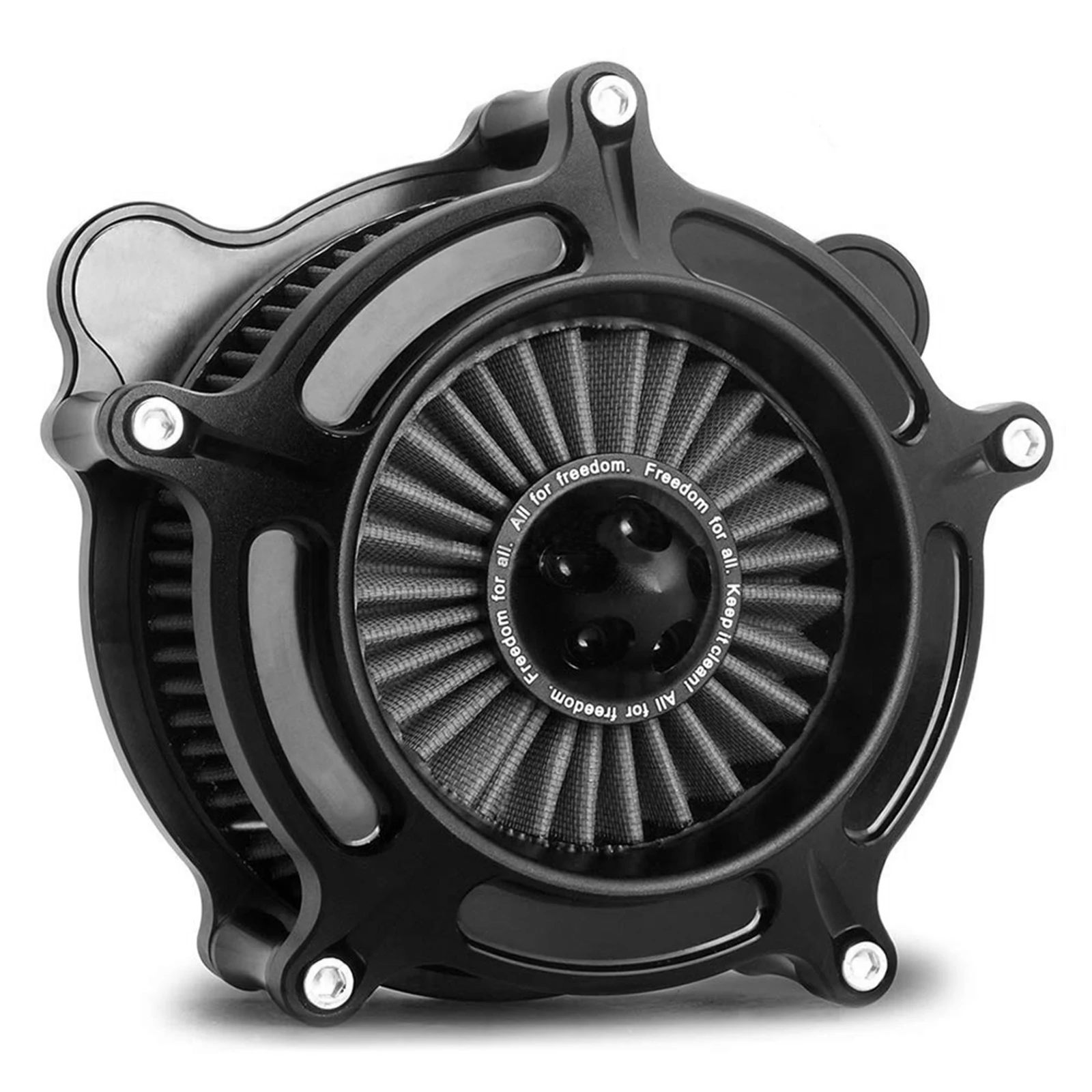 

Black Ops Turbine Air Cleaner For Big Twin 1993-2017-Billet Aluminum High Performance Bolt-On 1 Year Warranty