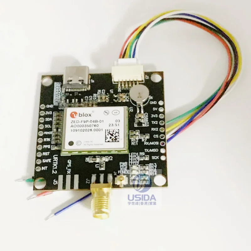 AeroPartsZED-F9P-04B-01 RTK Differential Centimeter-level Positioning Module GPS Navigation Module New Supply Receiver UM980 GNS