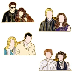Cool Movie Enamelled Pins Funny TV Show Brooches For Lapel Clothes Backpack Badges Fashion Jewelry Accessories Souvenir Gifts