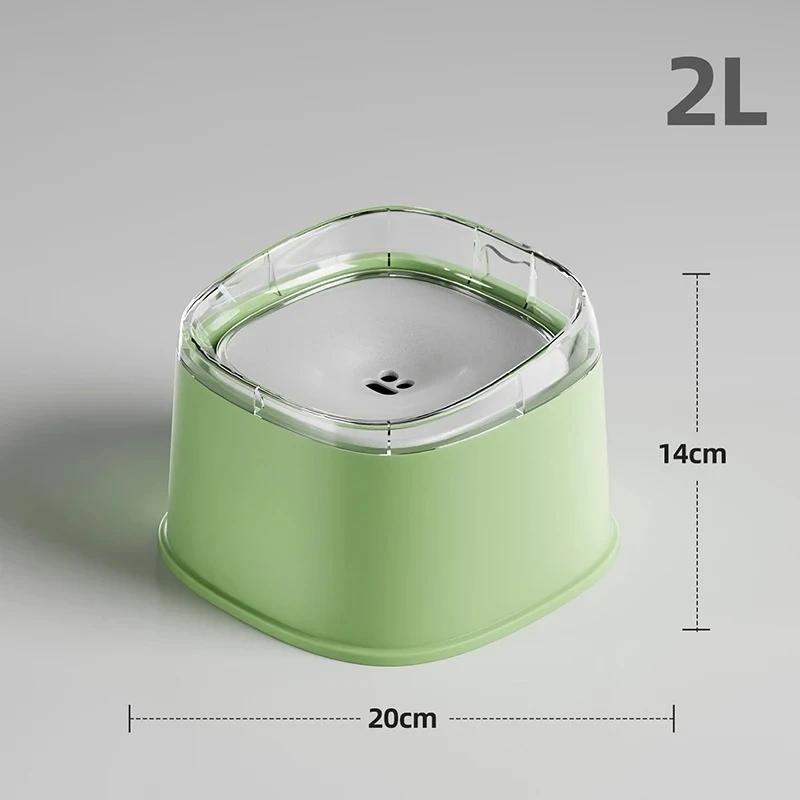 

Spill Proof Water Bowl for Dogs Slow Drinking Bowl for Messy Drinkers 2000ml Large Capacity Pet Puppy Kitten Drinking Dispenser