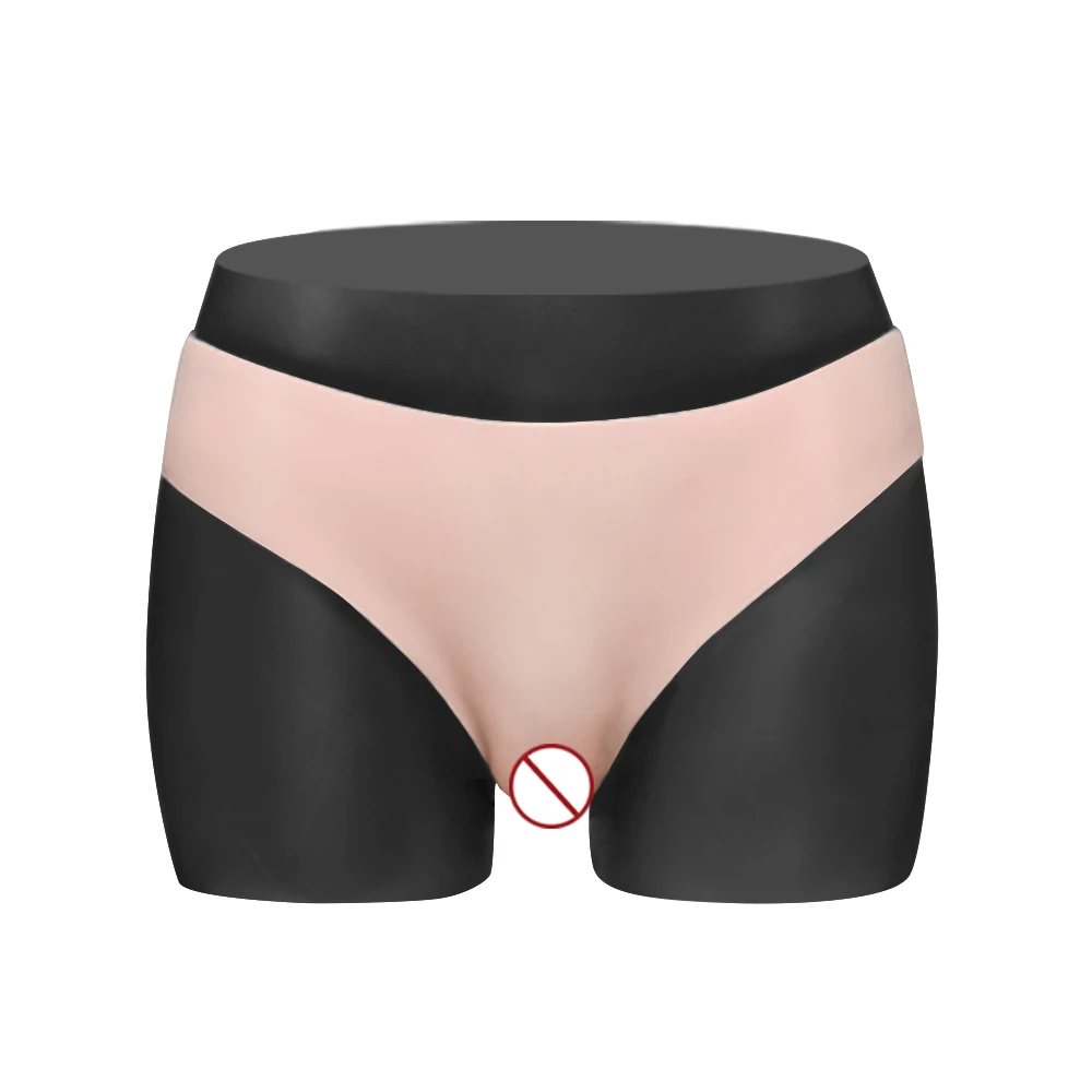 KUMIHO Realistic Silicone Panties Sexy Fake Vagina Form Crossdresser Transgender Shemale Drag Queen Cosplay Gays Pussy Pants