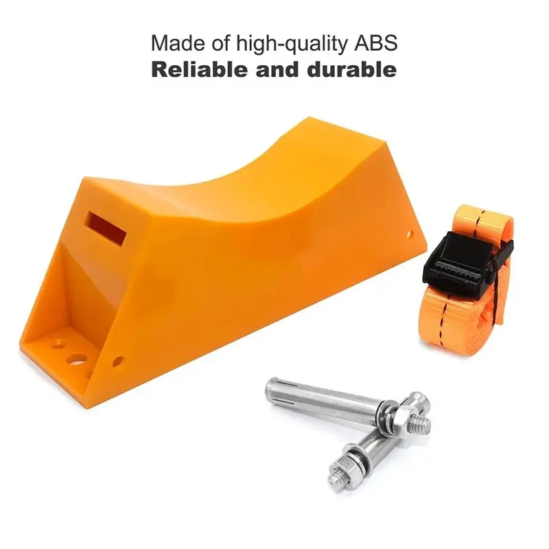 AEE3-2PCS Propane Tank Holder Cylinder Wall Mounted Bracket Gas Cylinder Bracket Durable ABS Gas Cylinder With Screws
