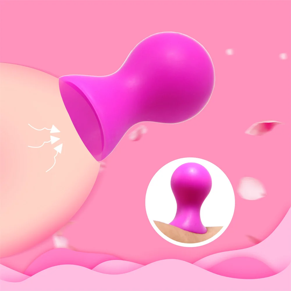 Nipple Sucker Breast Massager G Spot Clitoris Stimulator Nipples Suction Chest Masturbation Bdsm Soft Sex Toys for Woman Couples