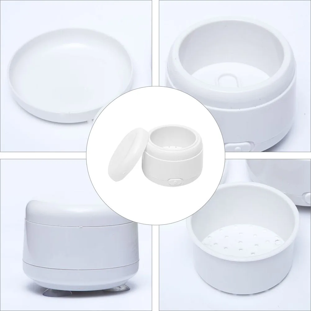 

1Pcs Ultrasonic Cleaning Device White ABS Jewelry Eyeglass Watch Denture Coin Cleaner Practical Home Cleaning Tool