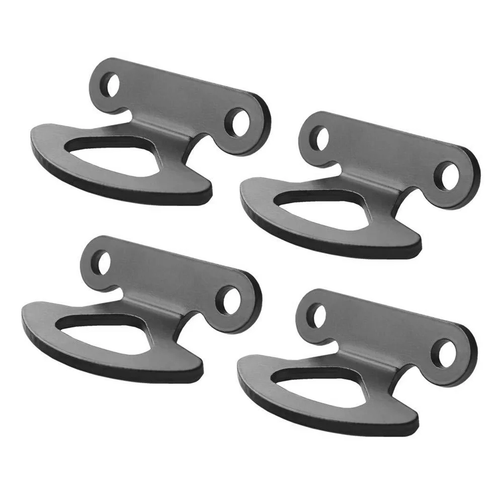 

4 Pcs Car Anchor Hook Truck Bed Tie down Anchors Winter Heavy Duty Iron for Trailer Hooks