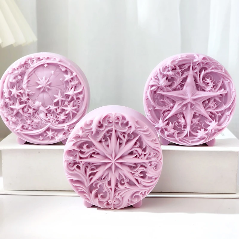 

Artistic Starry Silicone Mold, Starry Handmade Soap, Aromatherapy Starry Candle Ornament, Chocolate Ice Grid Mold